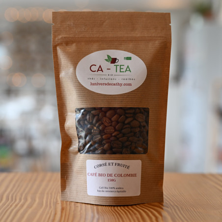 CAFÉ DE COLOMBIE BIO EN GRAINS