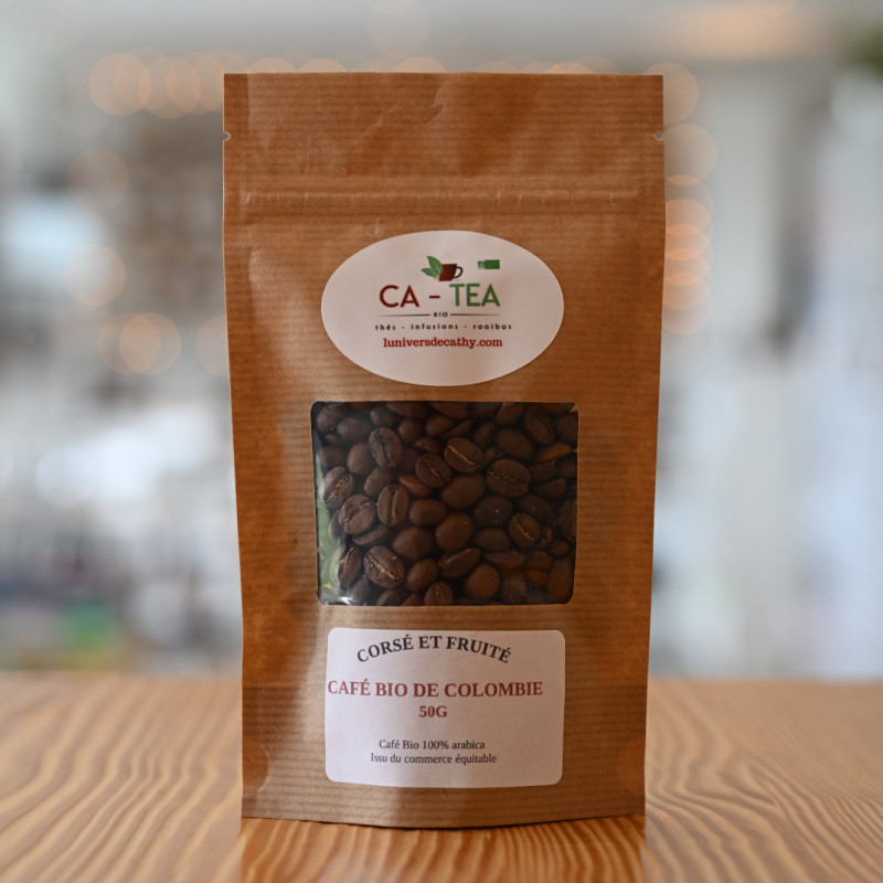 CAFÉ DE COLOMBIE BIO EN GRAINS