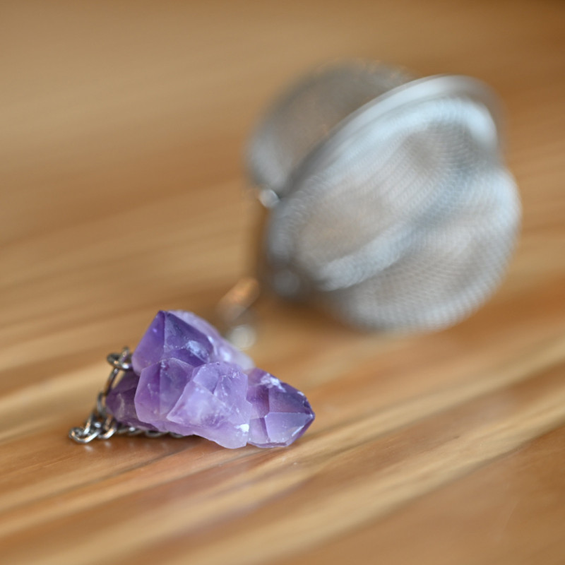 Boule à thé minérale en pierre naturelle