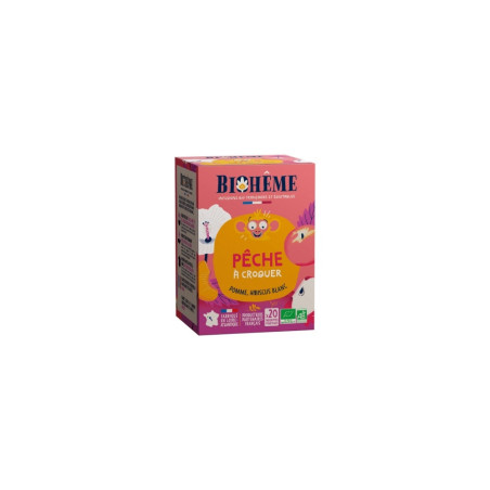 Infusion Bio Pêche à Croquer Biohême – Tisane Pomme & Hibiscus