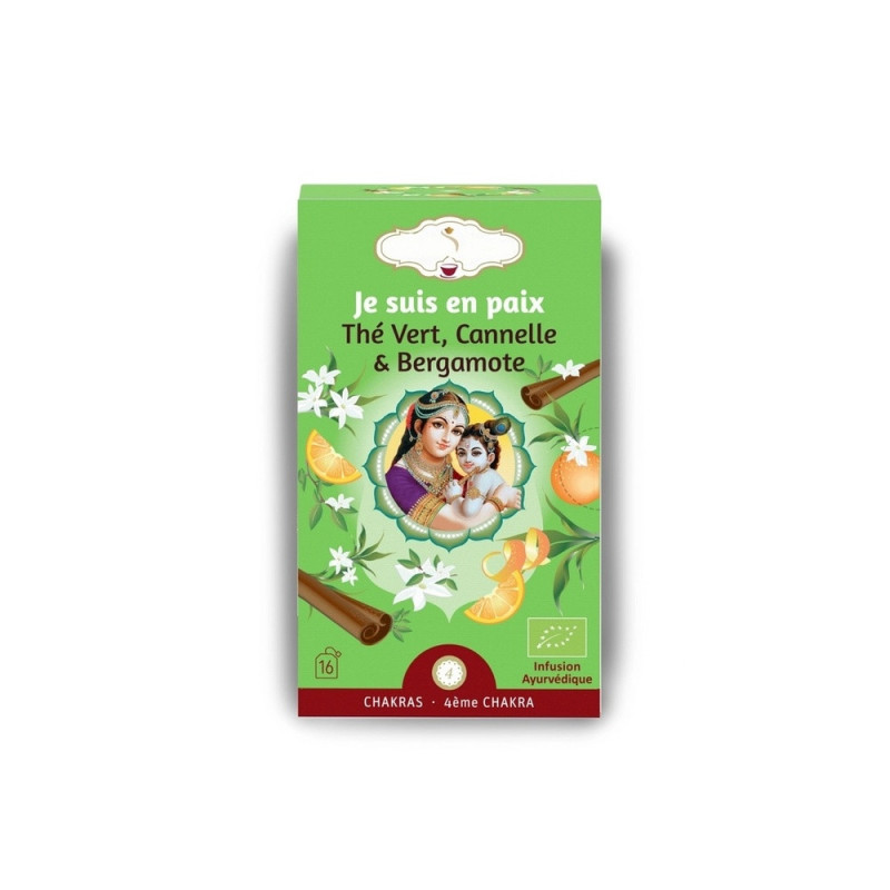 Infusion Bio Je Suis en Paix Shoti Maa – Thé Vert Cannelle Bergamote
