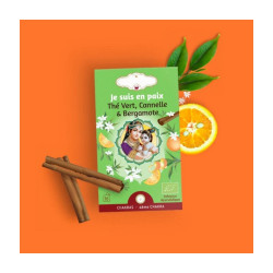 Infusion Bio Je Suis en Paix Shoti Maa – Thé Vert Cannelle Bergamote