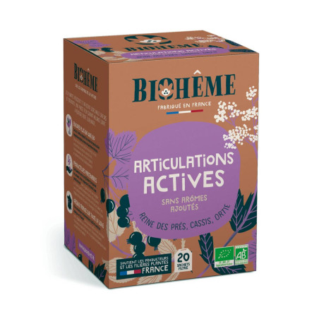 Infusion Articulations Actives Bio – Reine des Prés, Cassis & Ortie