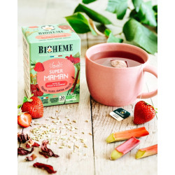 Tisane Bio Super Maman – Fraise, Rhubarbe & Fenouil