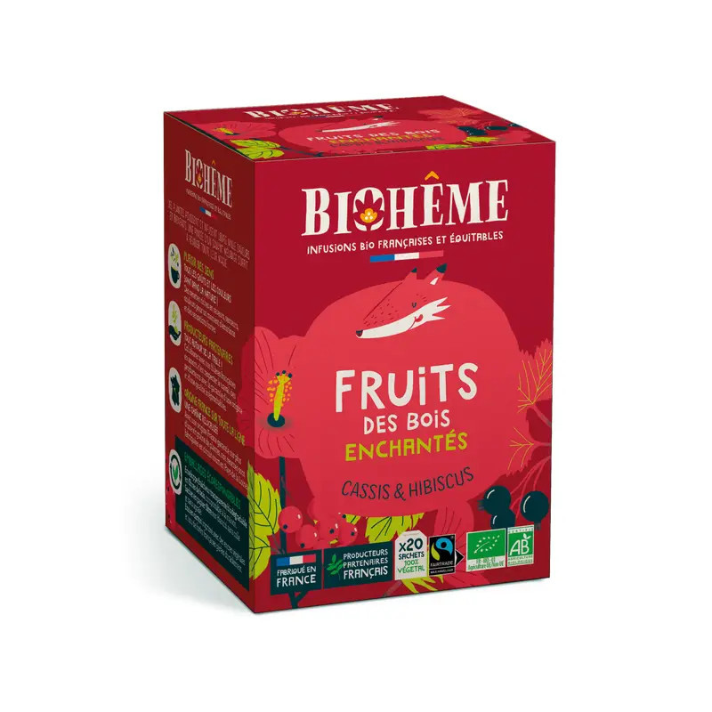 Infusion Bio Fruits des Bois – Saveurs Gourmandes de Fruits Rouges