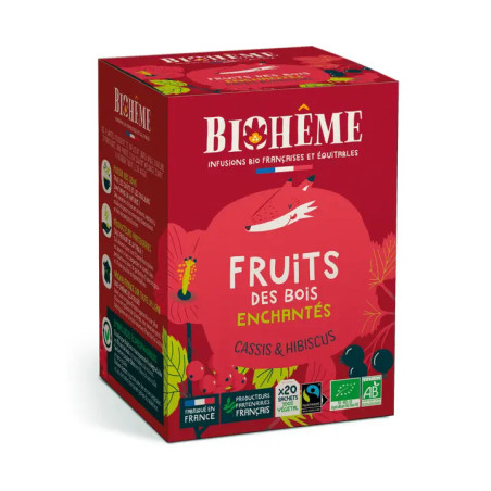 Infusion Bio Fruits des Bois – Saveurs Gourmandes de Fruits Rouges